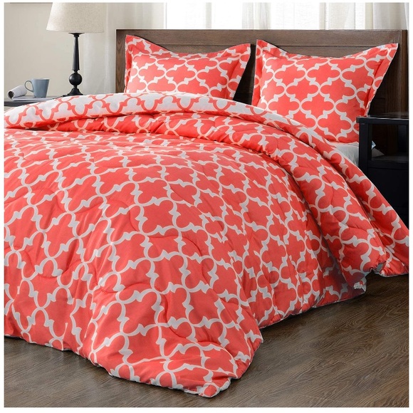 Bedding Reversible Lightweight Solid Comforter Set Of 3 Poshmark